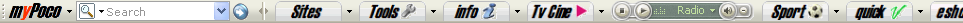 myPoco Toolbar Live Tv Radio Web Tools screen photo